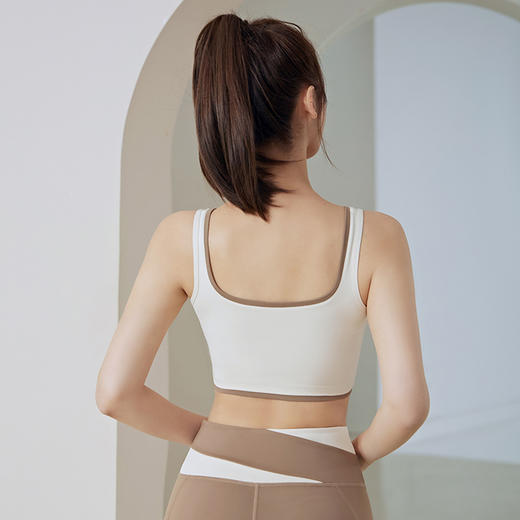 2024春夏lulu双肩带女薄款跑步健身瑜伽高强度防震聚拢固定一体式运动内衣【2.1系列】 商品图2