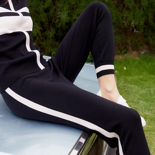 【纯羊毛运动套装】23年春款新品女士100%羊毛针织运动套装舒适保暖系列 商品图5