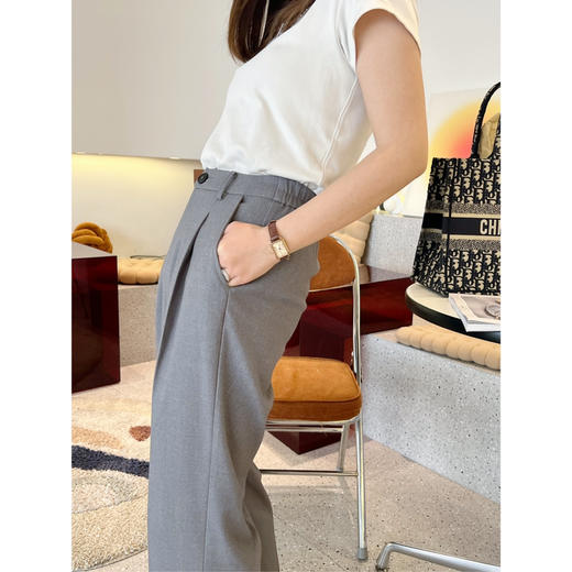 双十一特价 2302202   巴黎家 休闲西裤 长裤 侧边开叉 商品图11