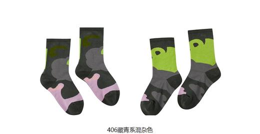 jnby  23年春款  拼色中筒袜子  6N2N14540 商品图7