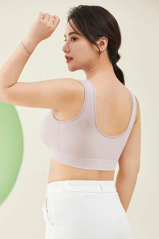 LS竹纤维女士哺乳宽肩固定杯背心8536 商品图4