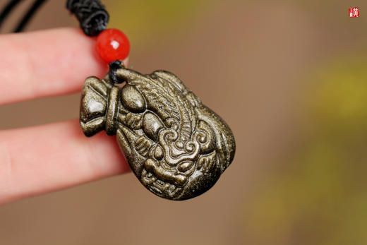 金曜石貔貅钱袋吊坠 商品图4