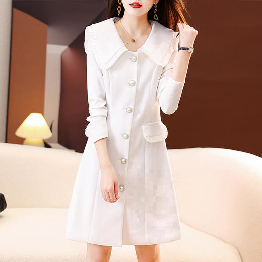 新款女装，休闲时尚气质优雅通列减龄韩版简约香风百搭上衣外套HR-LMJY2295 商品图4