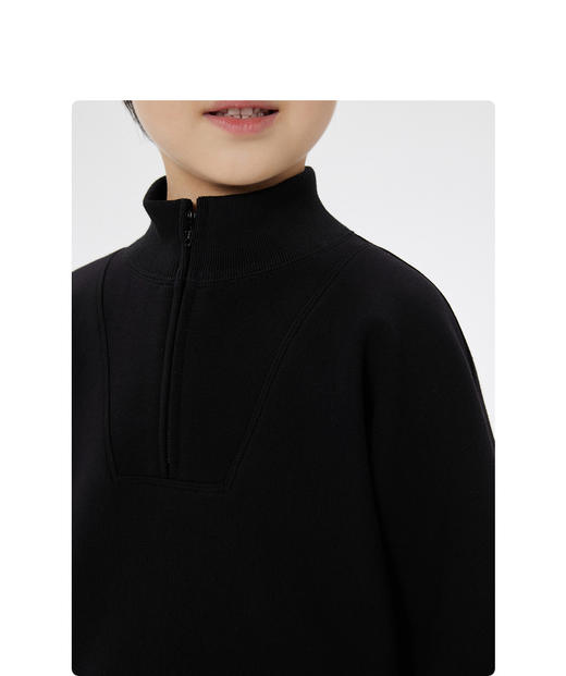 jnby  23年春款   软糯亲肤拉链式套头卫衣  1N2411930 商品图3