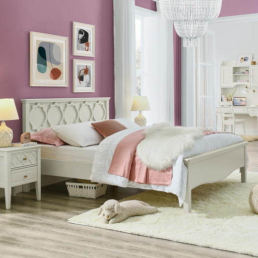 喜梦宝轻奢成人床儿童床男孩床女孩公主床卧房家具 瑞拉 商品图1