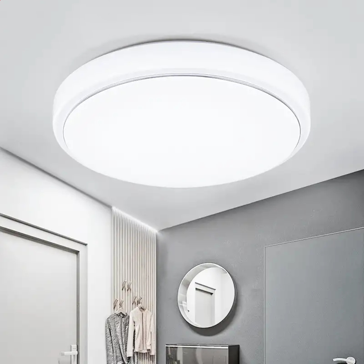 耀铭豪全光谱  圆形单银线吸顶灯