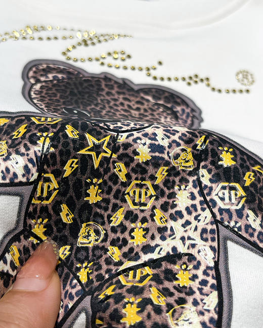 现货 THS2.11-无  童装- 不退换 哥特风PP豹纹熊仔/圆领棉绒卫衣童装 CI027 商品图6