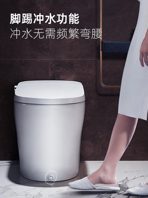 惠达智能马桶ET62NQ全自动即热一体带水箱零水压虹吸家用坐便器 商品图2