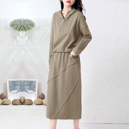 早春卫衣休闲运动服套装女，新款女士御姐炸街洋气时尚两件套潮HR-LNS9590 商品图3