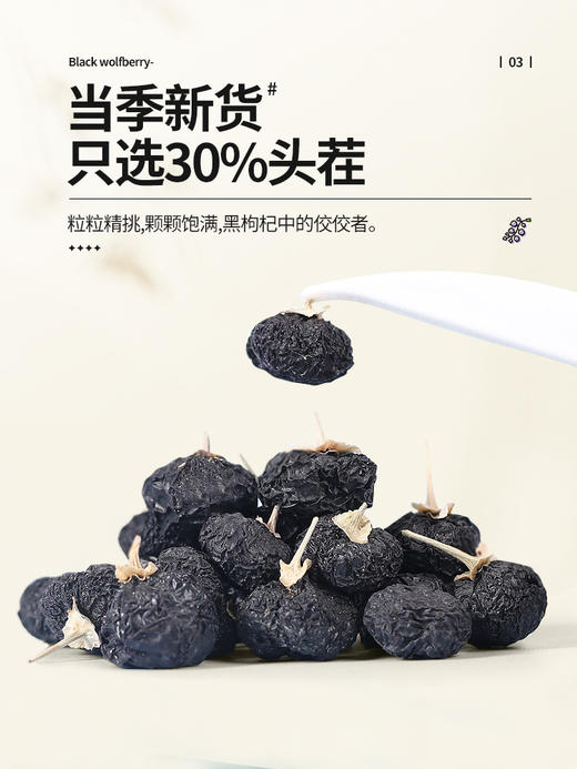 【自营】黑枸杞250g/瓶 商品图1