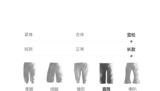 jnby  23年春款  简约百搭水洗绒布直筒长裤  1N2E14230 商品图5