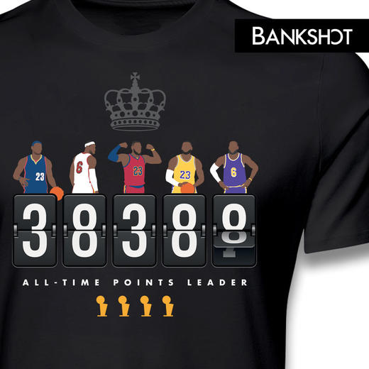 吾皇常规赛历史得分第一主题纪念T恤 商品图3