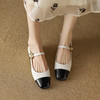 时尚拼色系，玛丽珍鞋一字扣女鞋YF-A1067 商品缩略图2