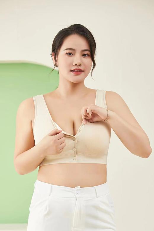 LS竹纤维女士哺乳宽肩固定杯背心8536 商品图3
