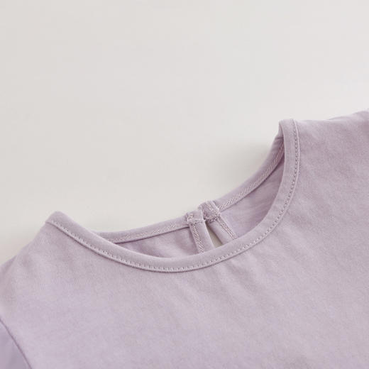 【马克珍妮 芦芙】夏季新款 女童网纱泡泡袖纯棉T恤230355 商品图3