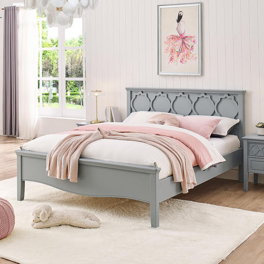 喜梦宝轻奢成人床儿童床男孩床女孩公主床卧房家具 瑞拉 商品图2