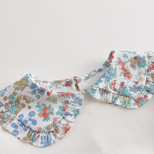 【马克珍妮 芦芙】春装新款 女童彼得潘领印花纯棉卫衣230282 商品图4