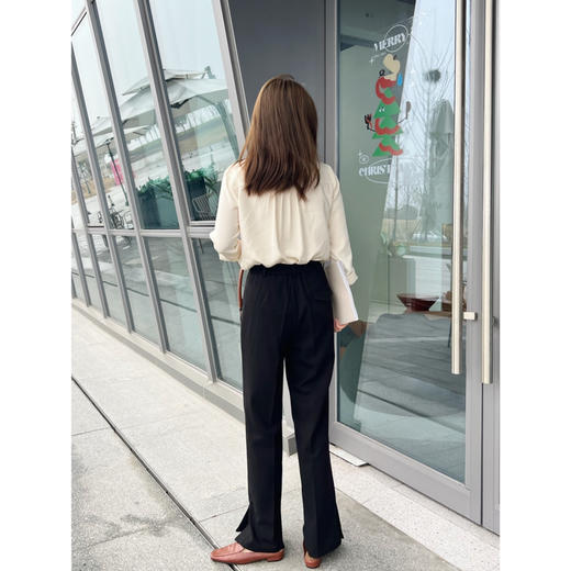 双十一特价 2302202   巴黎家 休闲西裤 长裤 侧边开叉 商品图5