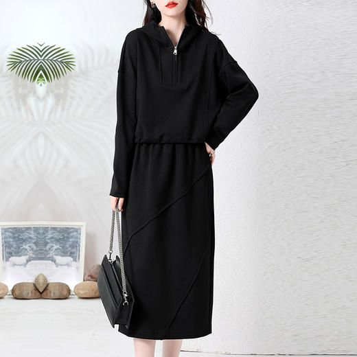 早春卫衣休闲运动服套装女，新款女士御姐炸街洋气时尚两件套潮HR-LNS9590 商品图7