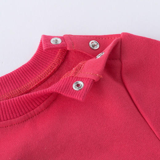 贝贝怡女童卫衣套装时尚洋气宽松外穿加绒两件套春秋新款百搭休闲 商品图8