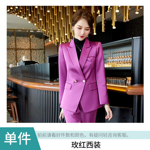XZ-2228 正装女气质女神范大学生上班工作服春秋套装职业时尚西服西装韩版 商品图6