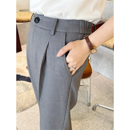 双十一特价 2302202   巴黎家 休闲西裤 长裤 侧边开叉 商品图10