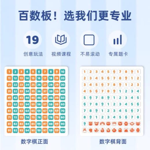 【学而思严选】Yaofish磁性百数板 3-7岁适用 19种创意玩法 数学启蒙 进阶提升 商品图1