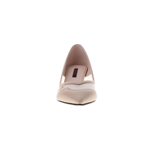 sheme新中式云上系列纱网刺绣水晶点缀优雅女士高跟鞋可定制 商品图1