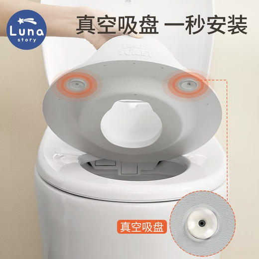 【品牌直供】lunastory婴儿童马桶圈坐便垫女宝宝小孩男孩智能马桶盖坐便圈坐垫家用 商品图4