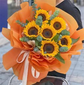 【BH】【KR】甜甜蜜蜜（6朵向日葵+尤加利叶）