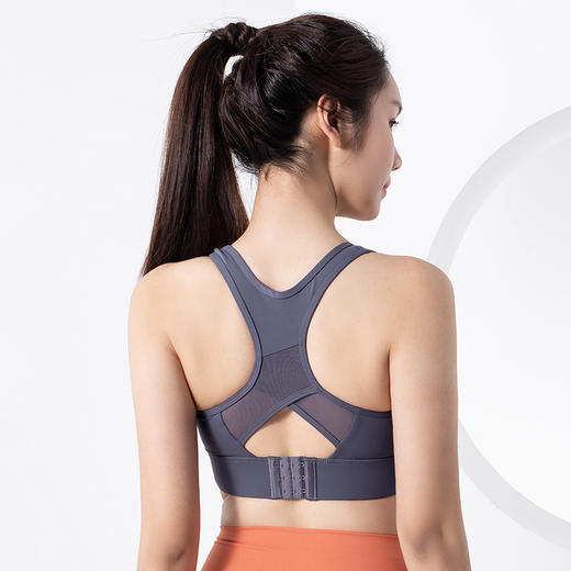 YOGACODE畅所玉颜/裸感聚拢定型一体式减震瑜伽文胸 YCMC140 商品图3