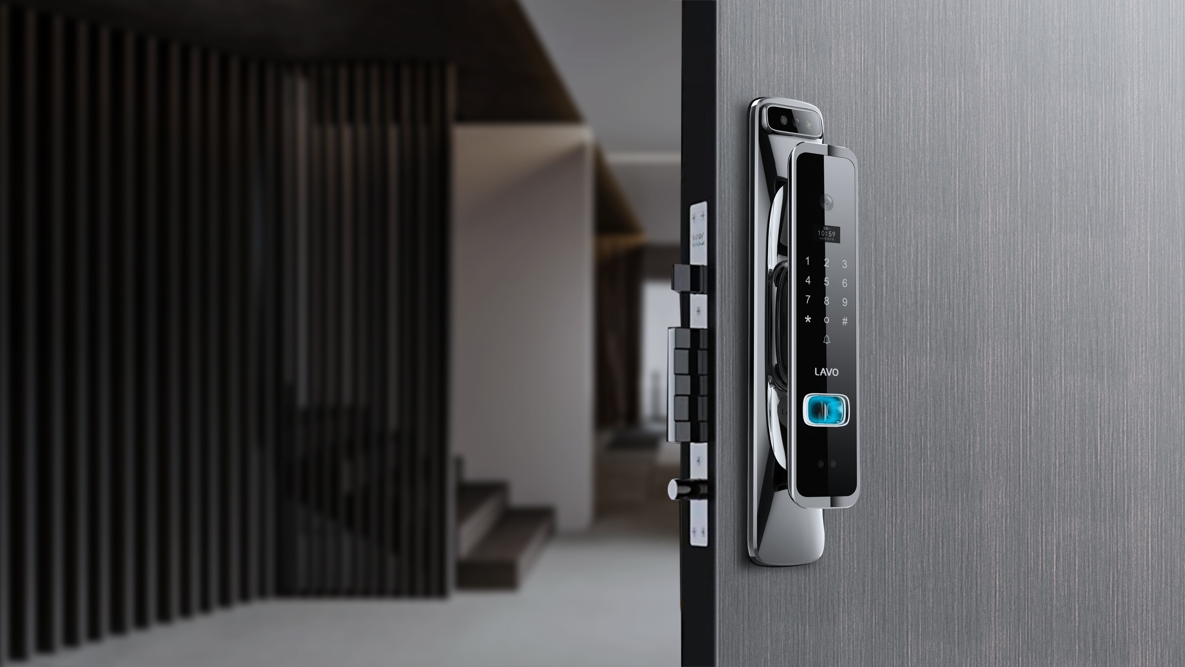 仪酷（ITSKOO） 仪酷智能门锁-IKX - 人脸识别|可视对讲 指纹密码磁卡瞬时全自动解锁 IKX门锁 + 安装