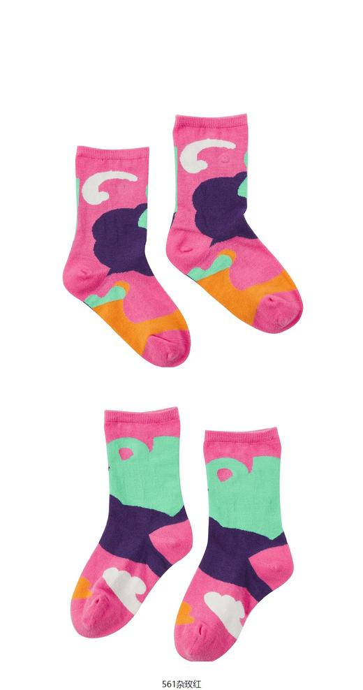 jnby  23年春款  拼色中筒袜子  6N2N14540 商品图6