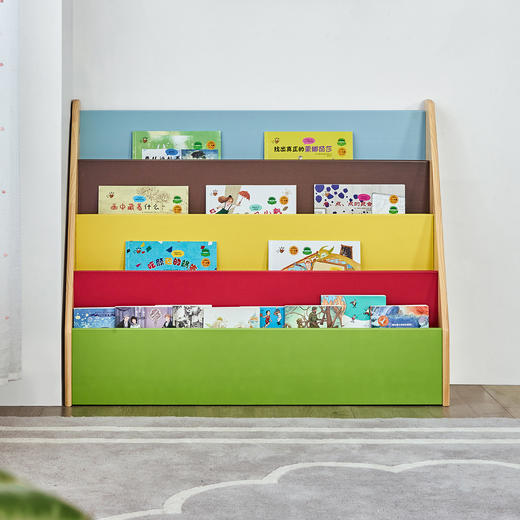 喜梦宝儿童书柜多层小宝宝收纳置物架简易幼儿园书架 商品图1