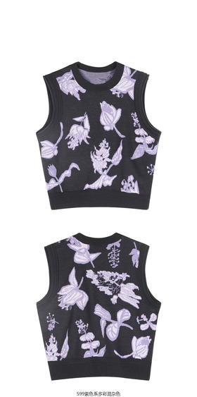 jnby  23年春款 精梳棉毛衫马甲  1N2311640