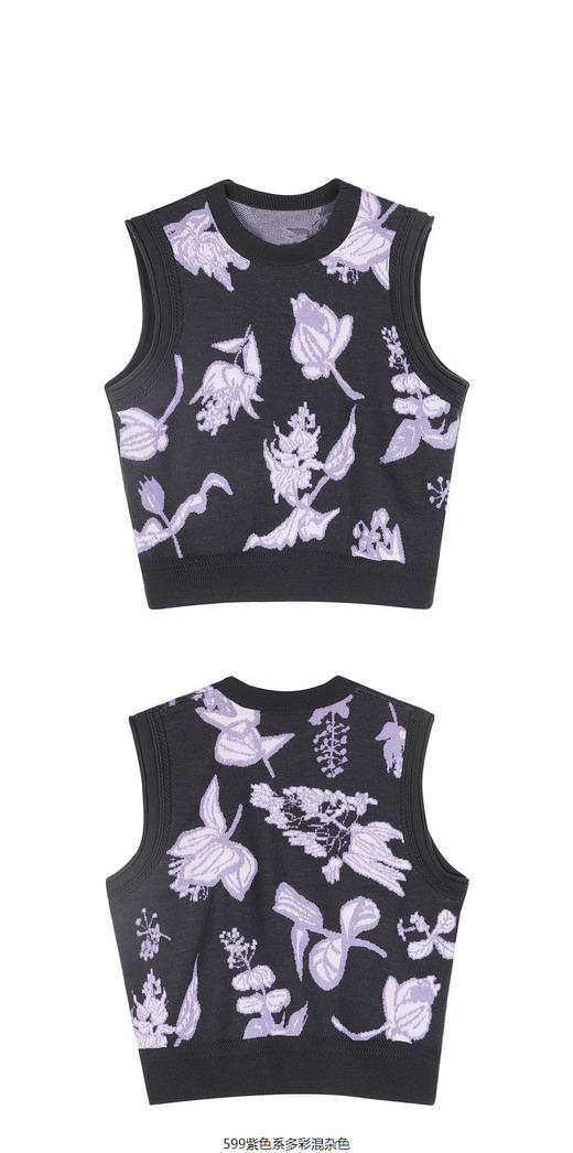 jnby  23年春款 精梳棉毛衫马甲  1N2311640 商品图0