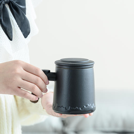 陶瓷茶水分离茶韵办公杯礼盒装 商品图3