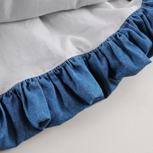 【马克珍妮 芦芙】春夏新款 女童花苞廓形牛仔半身裙230616 商品图4