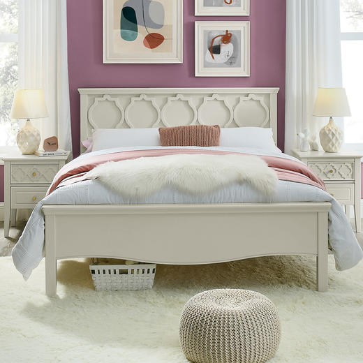 喜梦宝轻奢成人床儿童床男孩床女孩公主床卧房家具 瑞拉 商品图0