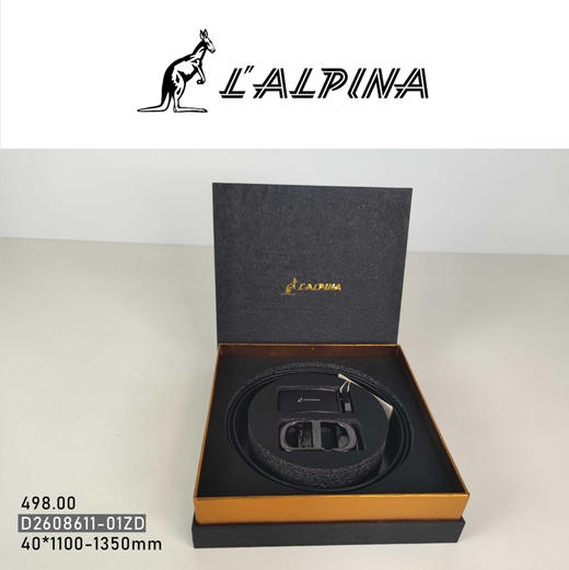 4F袋鼠牛皮腰带 商品图0