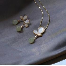 【采莲子】气质优雅925银饰 EDF368 XL369