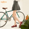 Safiya/索菲娅 法式方头2023年春季新款蝴蝶结粗跟复古玛丽珍单鞋 SF31111056 商品缩略图0