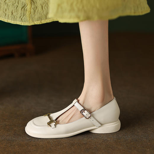 时尚气质，里外全皮玛丽珍鞋YF-A3056 商品图1