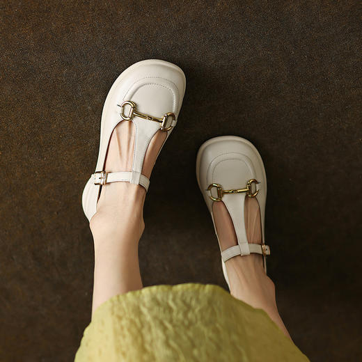 时尚气质，里外全皮玛丽珍鞋YF-A3056 商品图3