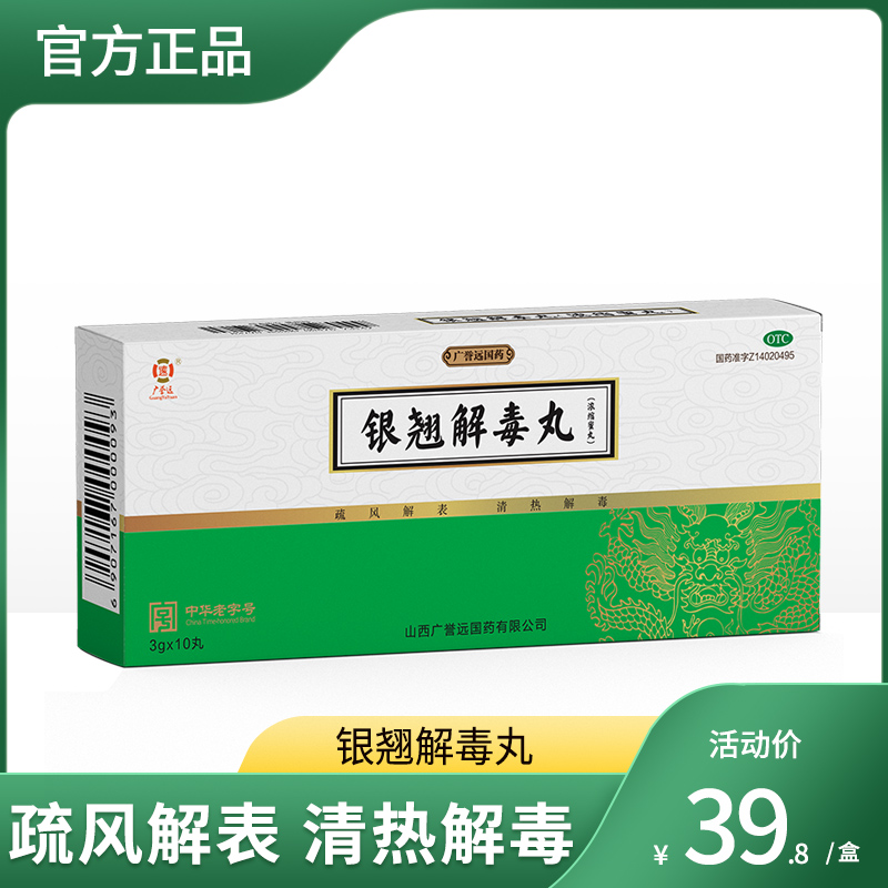 银翘解毒丸 3g*10丸 效期至23年11月29日