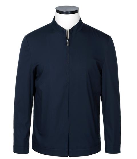 占姆士立领夹克抗皱2023春秋中年爸爸装外套干部商务休闲茄克 商品图0