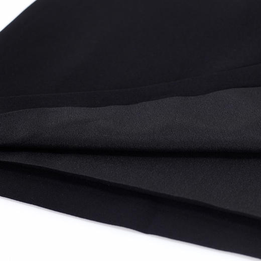 QE85A斯尔丽瑟俪2023春新款娃娃领灯笼袖小黑裙连衣裙 商品图4