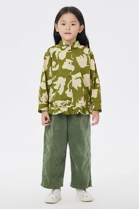 jnby  23年春款  简约百搭水洗绒布直筒长裤  1N2E14230