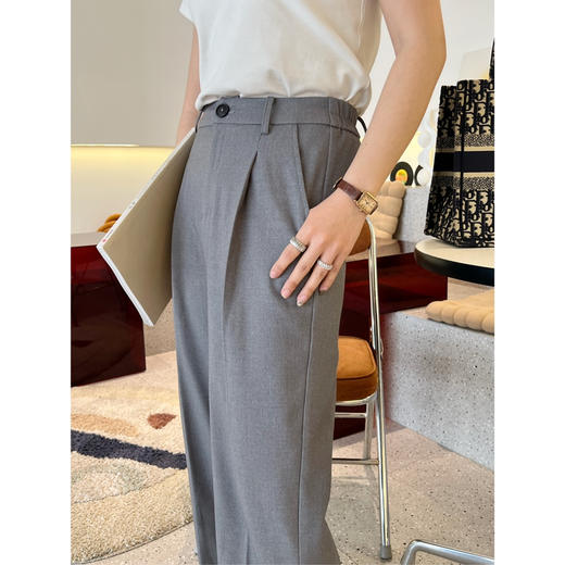 双十一特价 2302202   巴黎家 休闲西裤 长裤 侧边开叉 商品图4