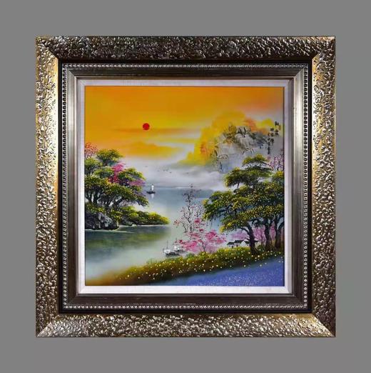 高温色釉综合装饰朝霞映金辉 商品图1